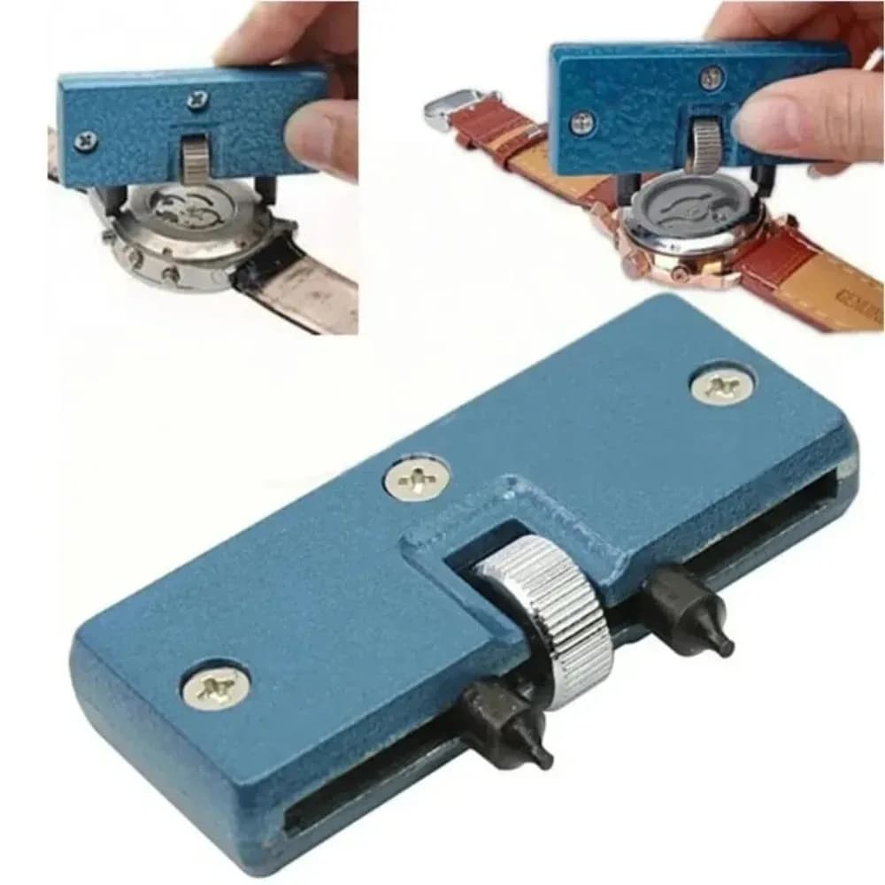 1 pcs adjustable watch open back case press tool closer removal key screw repair kit watch removal battery
