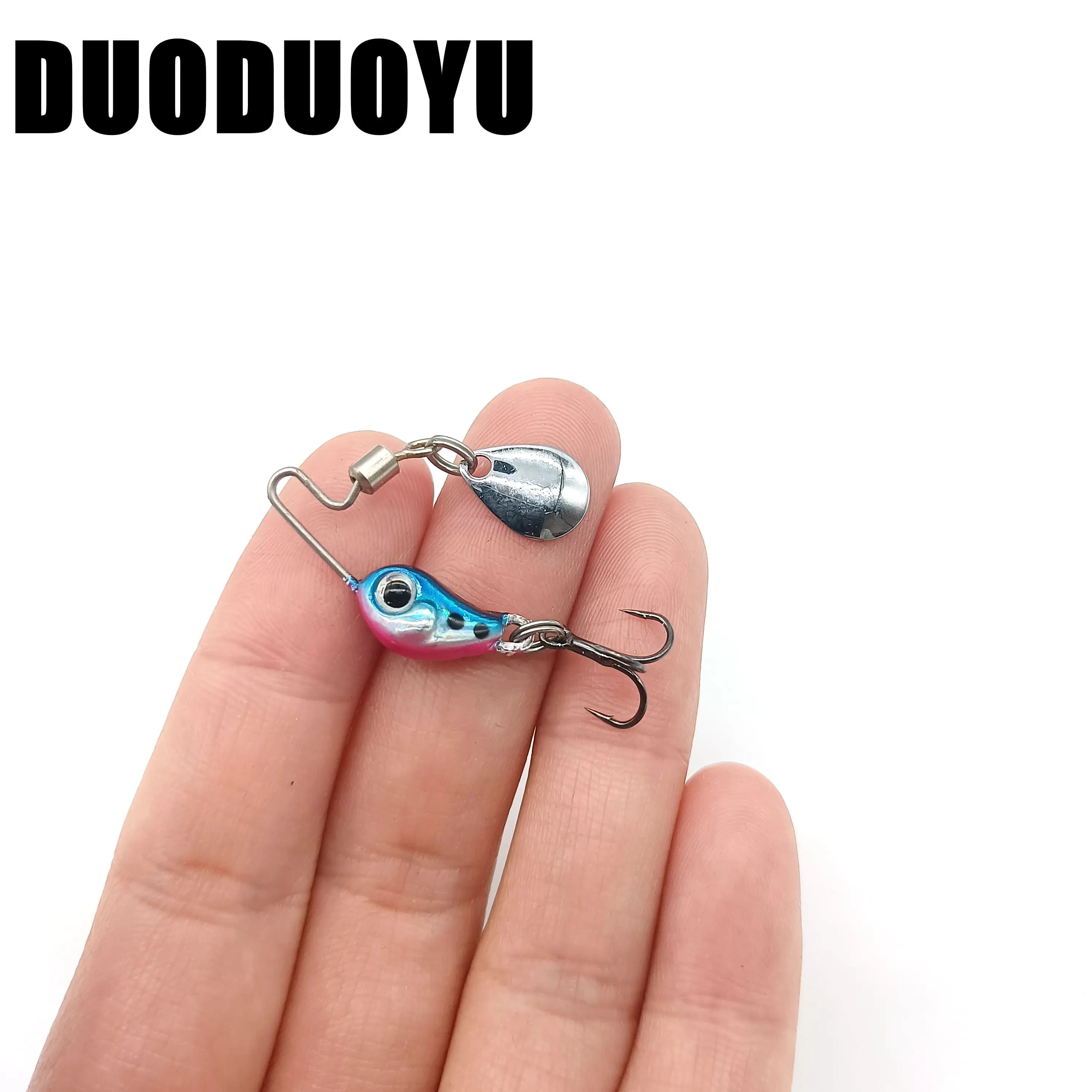 DUODUOYU 1 pz Mini affondamento Jig Fishing Lure 10g/15g esca dura Bass Fishing Bait trota Jigging Lure Jigs esche d'acqua salata