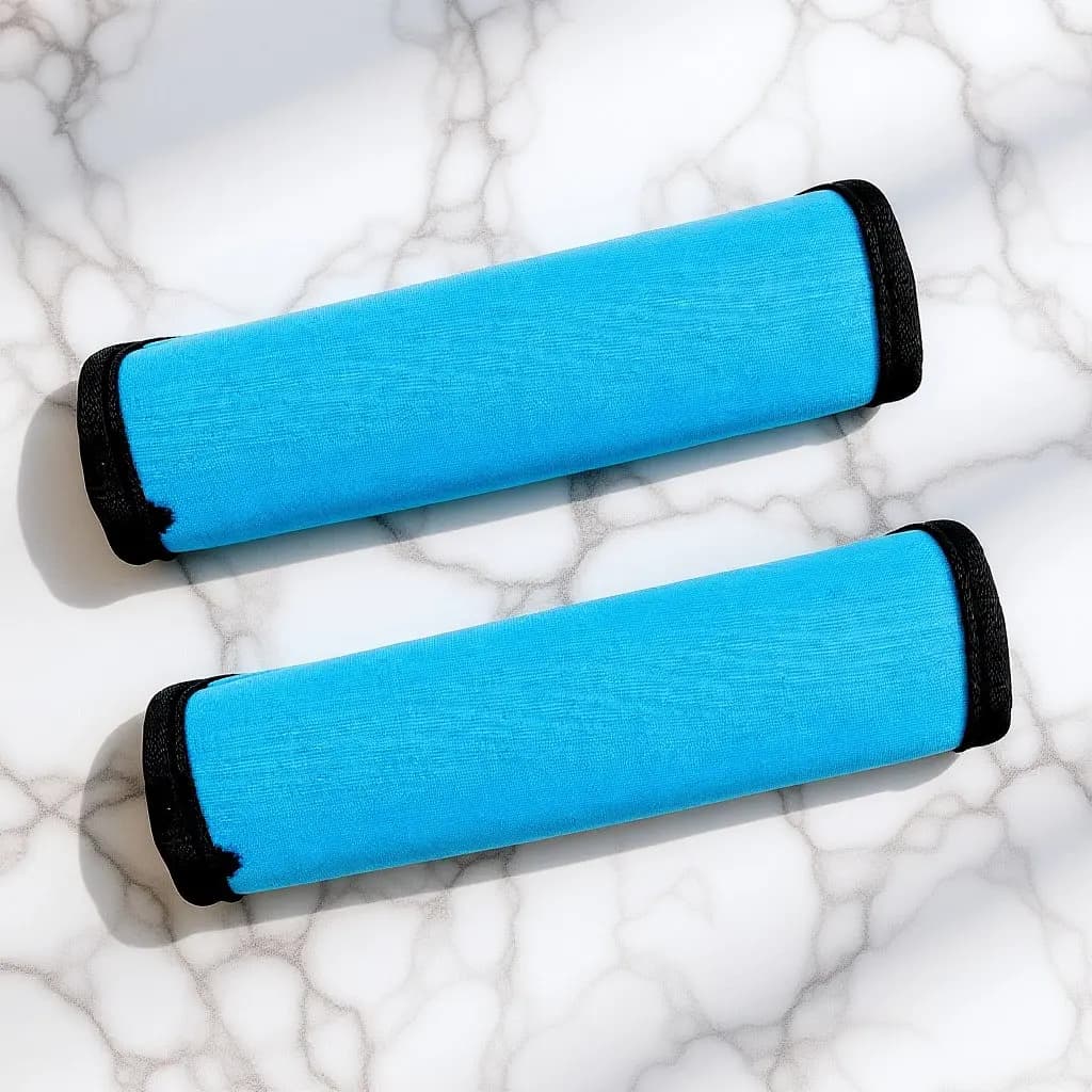 2 Pezzi Copri Maniglia Antiscivolo Rimovibile per Bilanciere e Manubri, Tappetino per Bilanciere, Cuscinetti per Impugnatura Fitness, per Trazioni