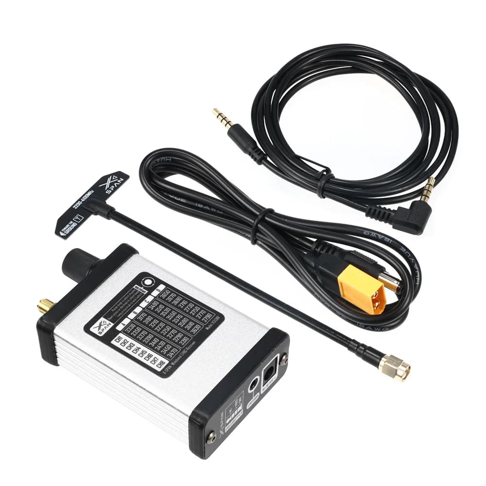 Kit Modulo Trasmettitore e Ricevitore Audio Video FPV RushFpv XSPAN 3.1G-3.8G 5W VTX 32CH VRX per Droni RC FPV