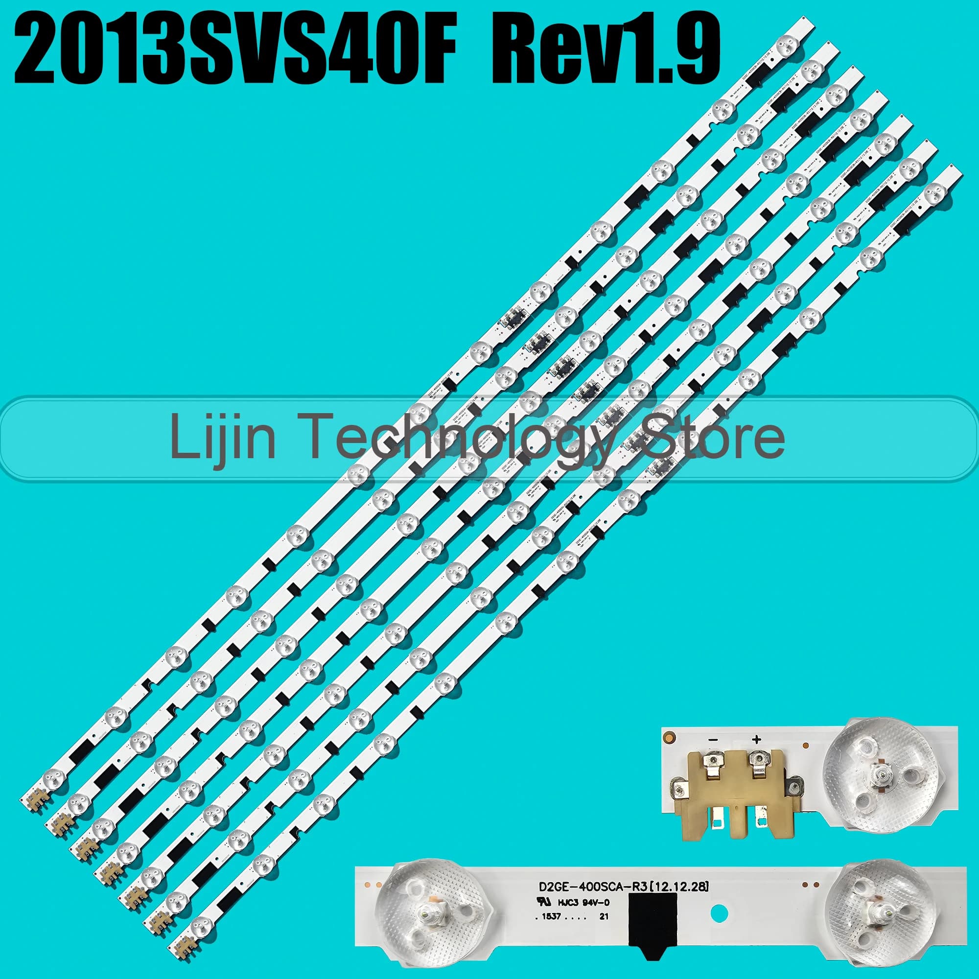 Striscia LED per 2013SVS40F UE40F6400 UA40F5500 D2GE-400SCA-R3 UE40F6540AB UE40F5000 UE40F6400AW UE40F5700 BN96-25304A BN96-25305A