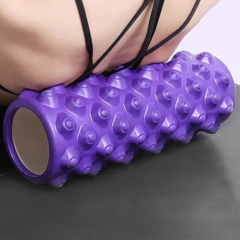 33 centimetri Fitness Rullo di Schiuma Yoga Blocco Pilates Sport Rullo di Massaggio Esercizi di Palestra Rilassare I Muscoli Profondi Accessori di Yoga Alleviare Lo Stress