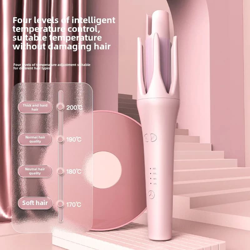 Fully automatic portable hair curling rack with new iron anti-coating hair curler Bigodino for hair styling