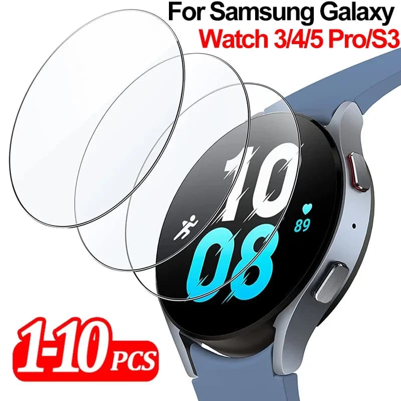 Vetro temperato per Samsung Galaxy Watch 3 4 5 PRO 40/44mm Protezione schermo antigraffio per Galaxy Watch S3 Classic Active 2