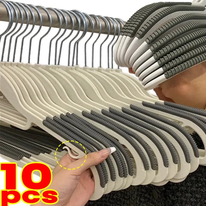 Anti-slip plastic hanger space saving Clothes rack Thin Velvet Wardrobe Anti-slip wardrobe for clothes Hange Drying Laundry