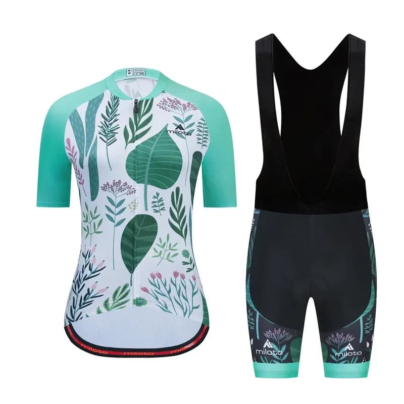 MILOTO Women's Clothing Set Women's Cycling Knits Women's Cycling Shorts Women's Clothing Bike Set for Road Bike Sports Clothing