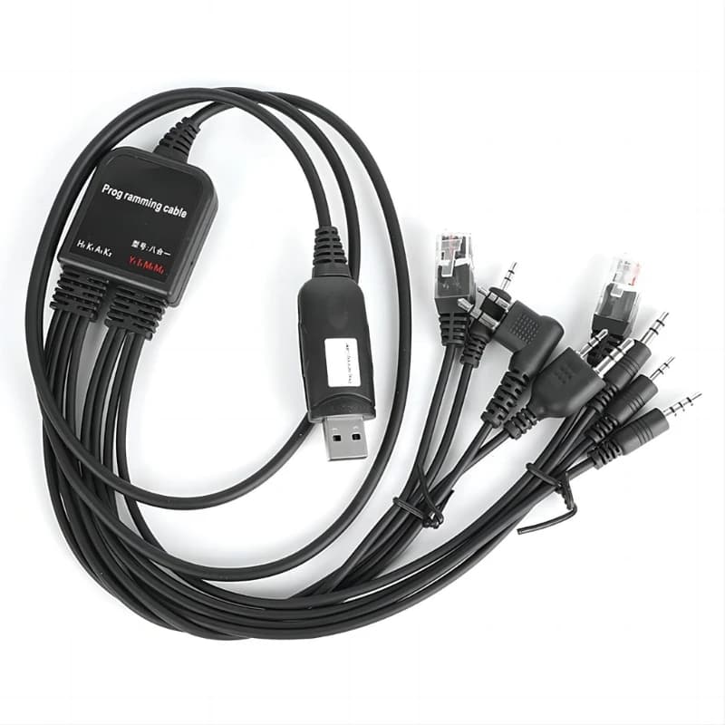Cavo programmazione USB Walkie Talkie per maggior parte dei modelli radio Walkie Talkie Car Radio Disc Software