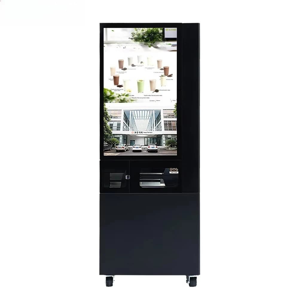 FL Intelligent Protein Shake Vending Machine Real-time Sales Data Statistics Multiple Flavor Powder Storage Fitness Kiosk