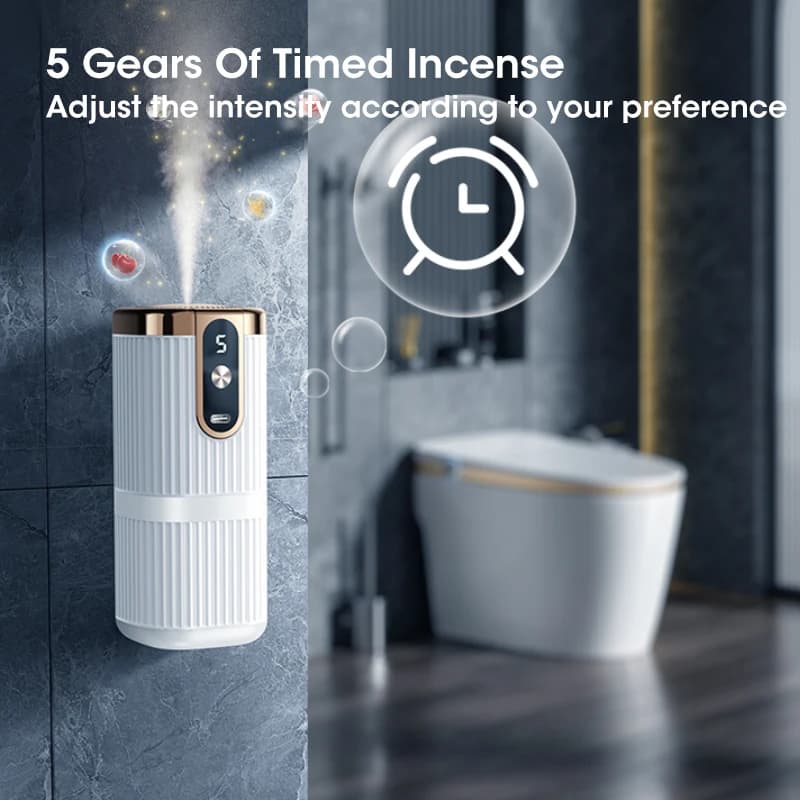 Rechargeable Mini Essential Oil Diffuser Large Mist 5-Speed Air Humidifier Aroma Freshener for Home Car Aromatherapy