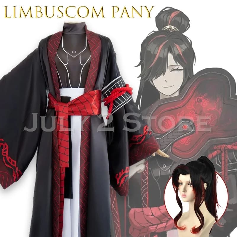 LimbuS ComPany Zigong Cos Costume Anime Cosplay Custom Made Outfi Halloween Uniform Role Game Spring tie Britches Pants