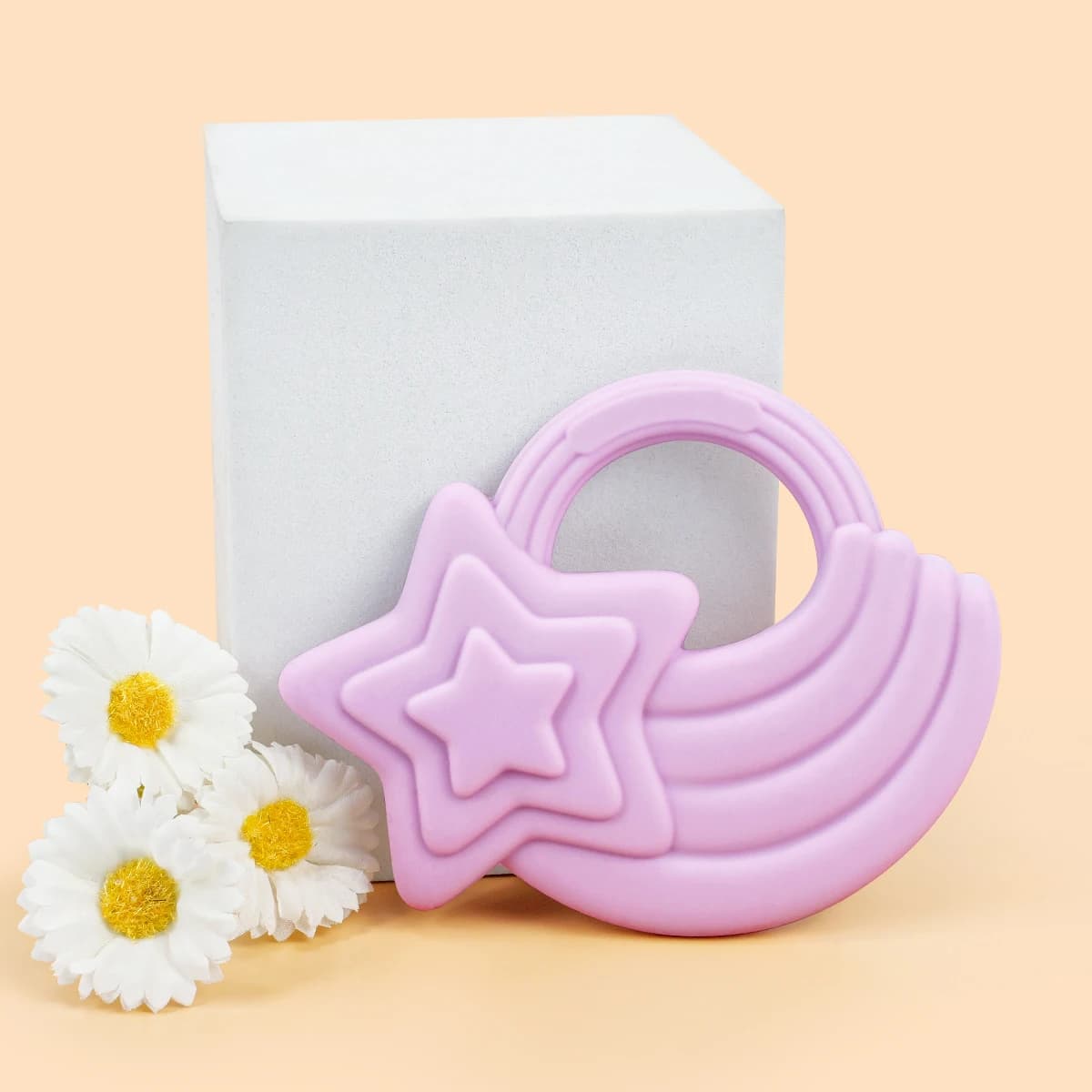 TYRY.HU Massaggiagengive per bambini Giocattolo in silicone BPA gratuito a forma di stella Allattamento Dentizione Regalo Salute Molare Accessorio da masticare per neonati