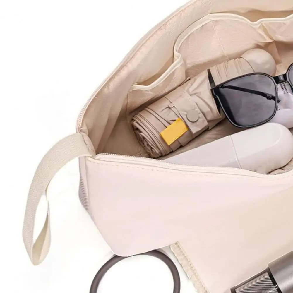Heat-resistant Styling Tool Bag Travel Hair Tools Storage Bag with Heat Resistant Mat Portable Hair Styling for Straighteners