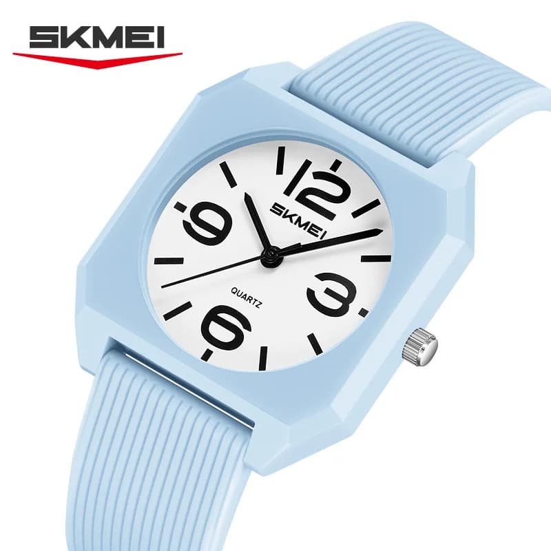 Orologio al quarzo SKMEI 2642, orologio da polso sportivo casual da donna, semplice, impermeabile, con cinturino in silicone, orologio da donna.