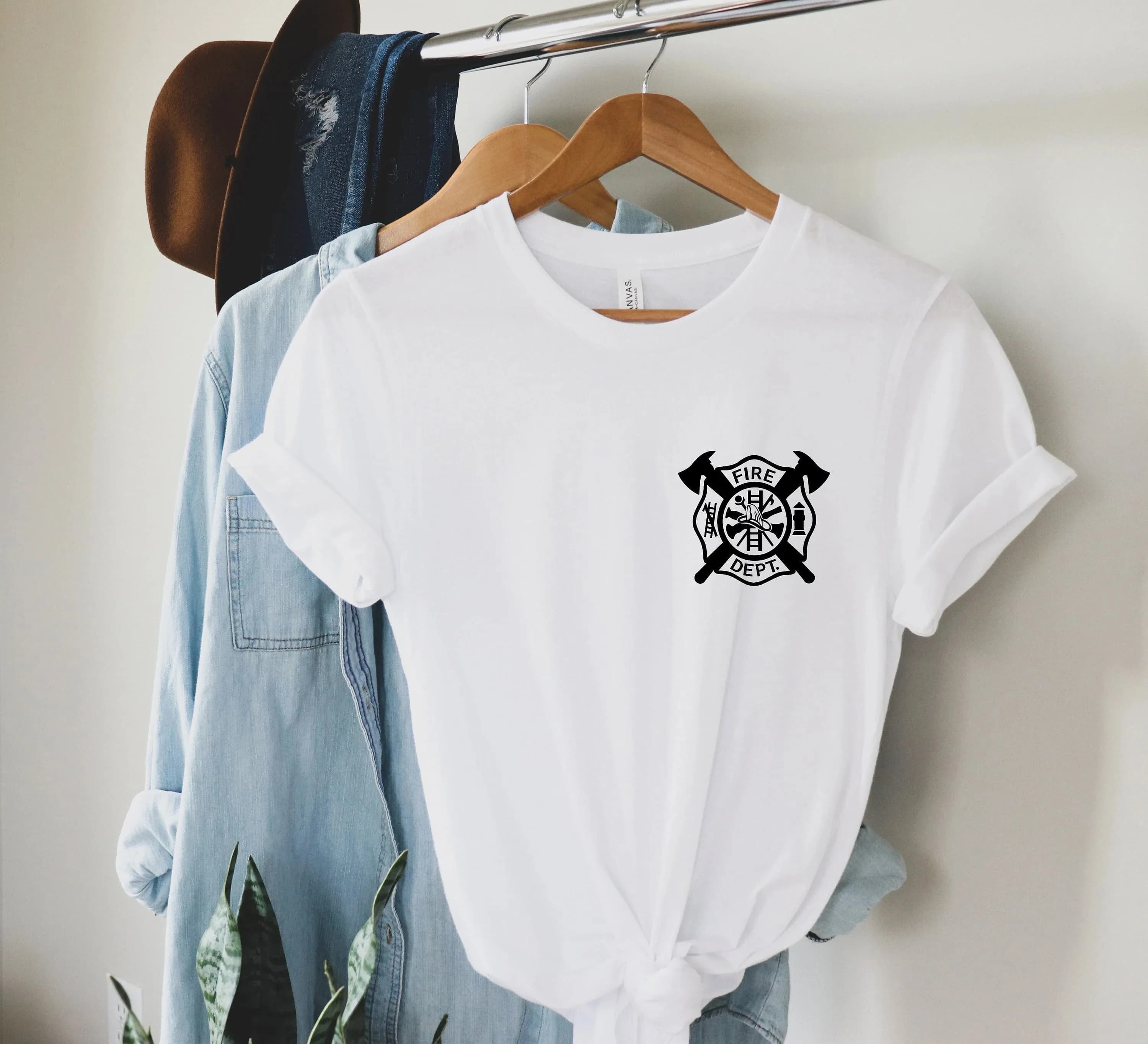 T-shirt da pompiere Tuta da uomo Estate Casual Pullover Girocollo a maniche corte Abbigliamento sportivo Top Fashion Traspirante Streetwear