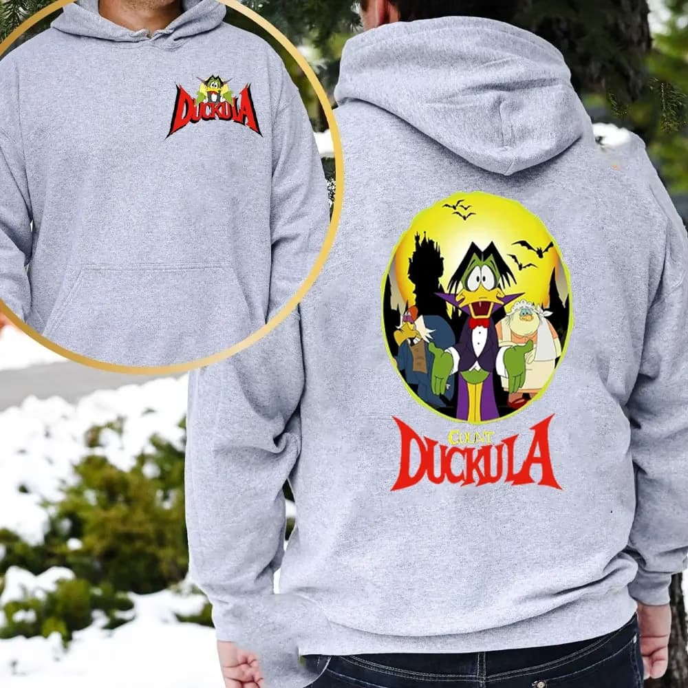 Count Duckula Graphic Hoodie 2025 New in Hoodies & SweatshirtsMens Women's Pullover Tops Comfortable Long Sleeve Hoody