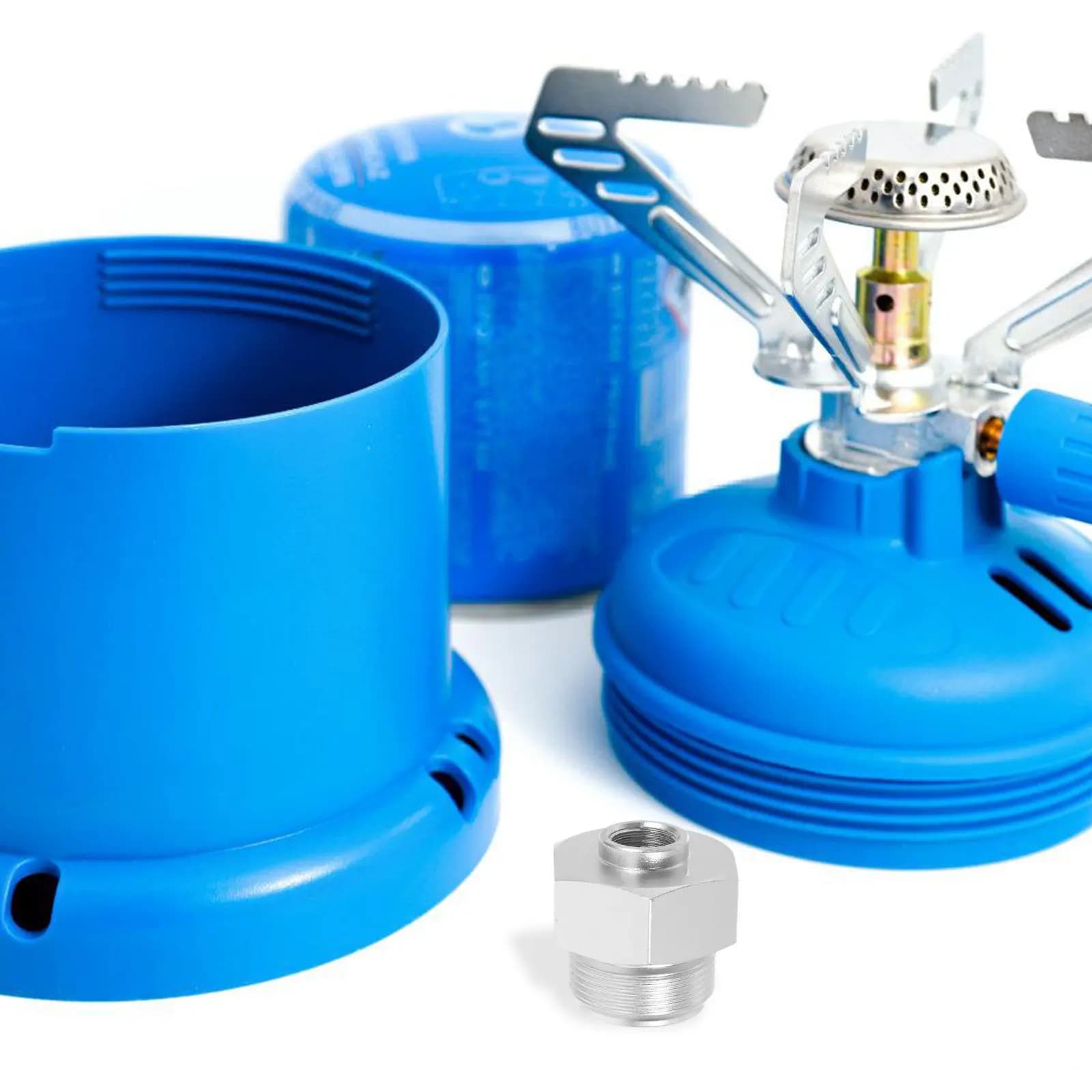 Adattatore per bombola di propano, leggero e resistente all'usura, convertitore per fornello da campeggio e barbecue, accessorio da campeggio