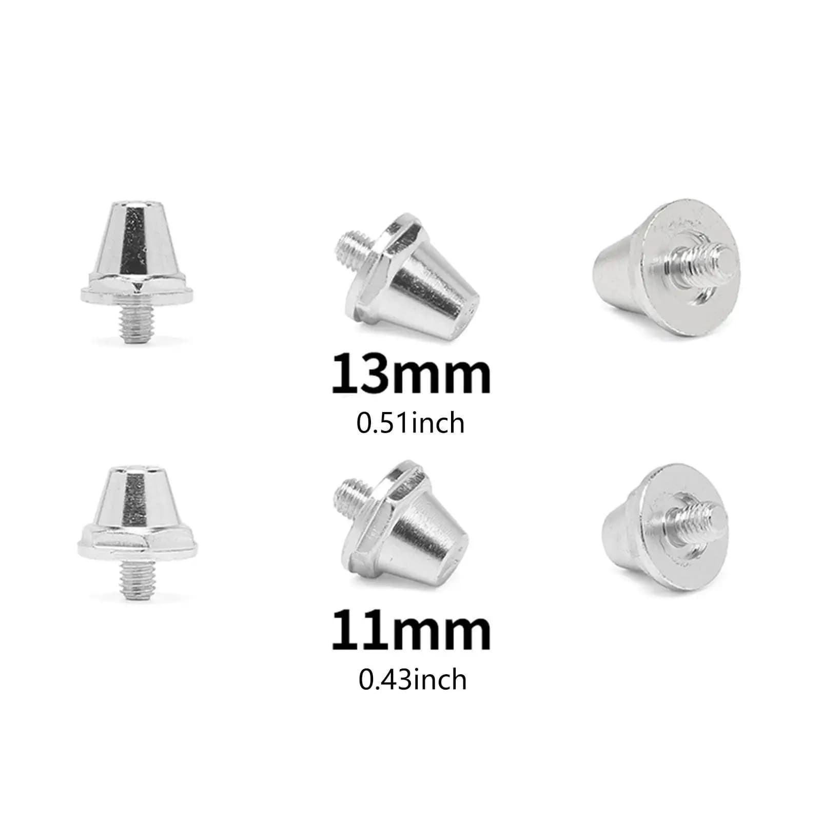 12x Tacchetti per Scarpe da Calcio con Chiave, Tacchetti in Metallo Antiscivolo Professionali per Rugby e Calcio, per Sneakers Sportive