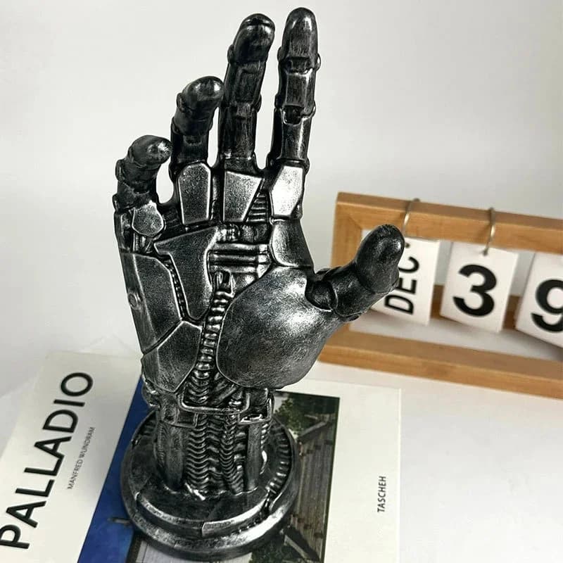 Cyberpunk Controller di gioco meccanico a mano Supporto per cuffie Rack di archiviazione Ornamento da tavolo Artefatto per la conservazione della stanza
