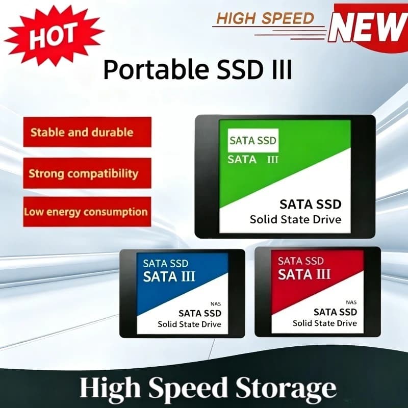 External Portable Original SSD USB 3.1 Interface High Speed Solid State Drive 560MB/s Ultra Thin Design for Mac PC File Storage