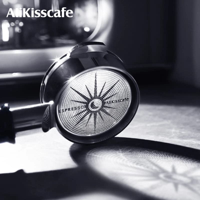AliKisscafe 58.5mm Cestello filtro caffè di precisione per E61 Gaggia 58mm Portafiltro Accessori per macchine per caffè espresso Strumenti Barista