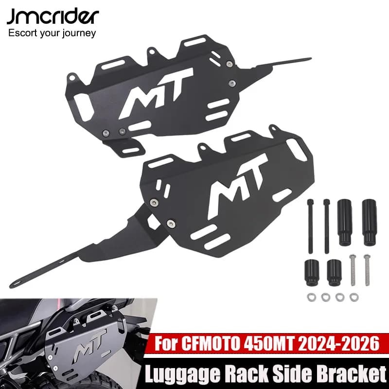 Accessories for CFMOTO 450 MT 450MT: Support for Lateral Bags, Luggage Storage, Storage Bags