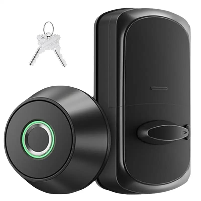 A29F-Serratura Intelligente con Riconoscimento dell'Impronta Digitale, Serratura a Catenaccio Intelligente con Conteggio App, Serratura Biometrica, Chiusura Automatica