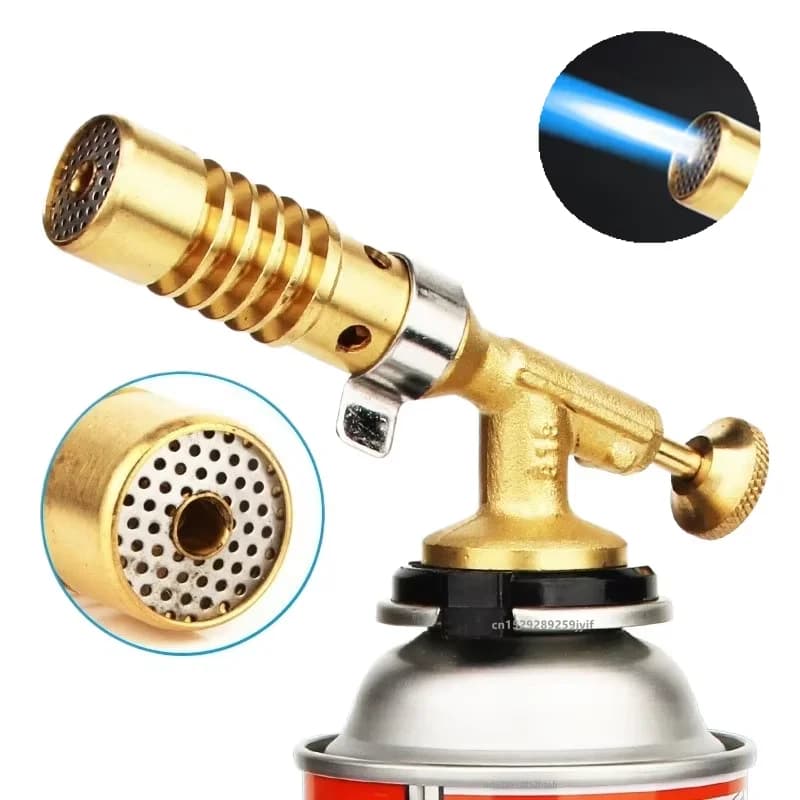 Portable Gas Burner for Butane Welding Torch High Temperature Flame Gun For Outdoor Camping Barbeque Gas Lighter