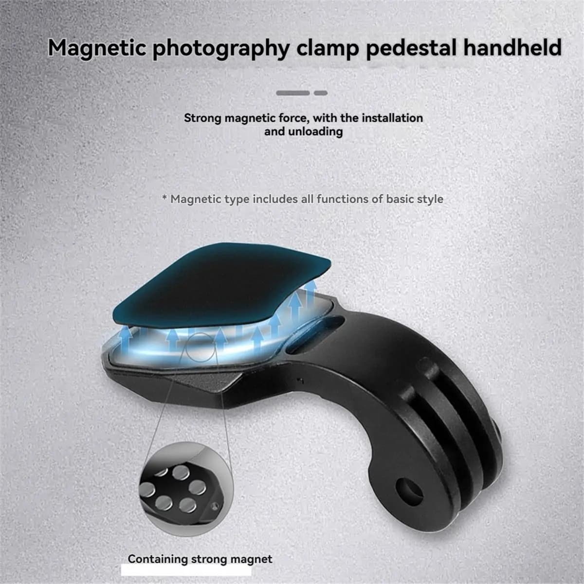 Active Phase Quick Release Magnetic Chest Mount for GoPro Insta360 Action Camera Accessories