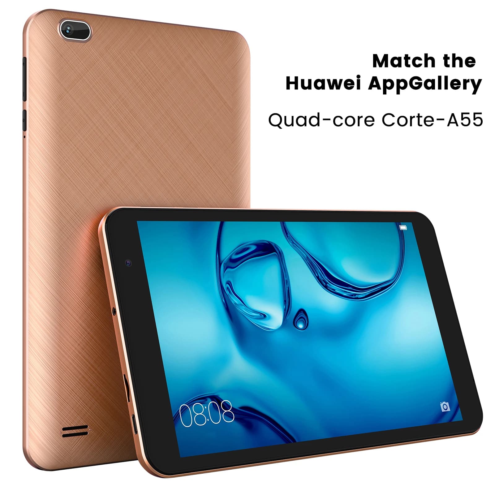 Tablet Android 11 da 8 pollici con risoluzione di 1280*800, russo, inglese, servizi logici Huawei HMS Bluetooth, supporto Wi-Fi,