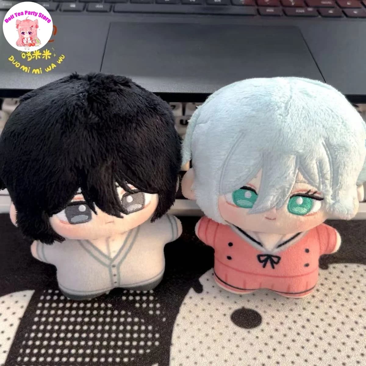 Anime The Fragrant Flower Blooms With Dignity Hoshina Subaru Natsusawa Saku‌ 10cm Plush Doll Keychain Mini Toy Figures Gif