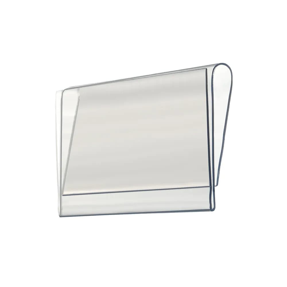 Plastica PVC cartellino del prezzo segno etichetta Display Clip titolare supermercato negozio legno vetro mensola raccordo 100 pz