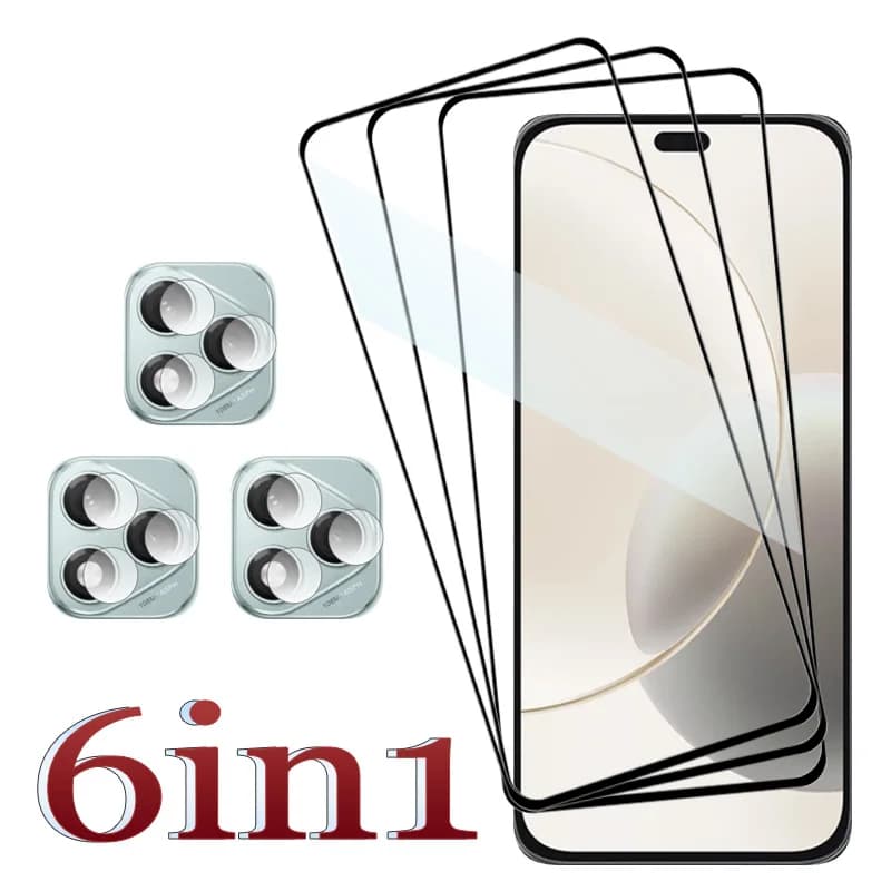 Upgrade For Honor 400 Lite Smartphone Screen Protector 9H Anti-Scratch Clear Glass 400Lite Soft fiber lens film