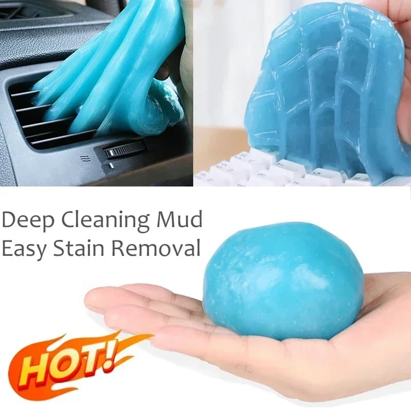 Super Gel Pulente per Tastiera e Auto, Kit di Pulizia per Laptop, Colla per Auto e Altri Usi