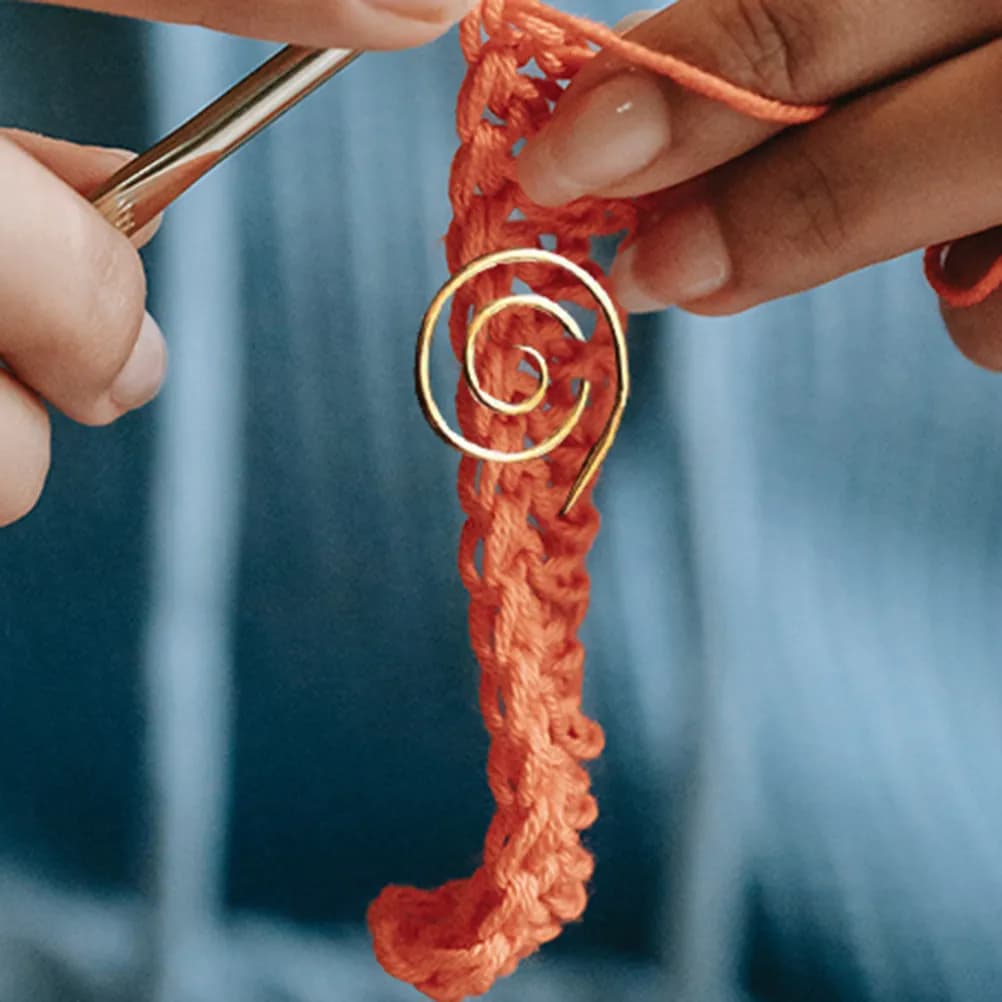 Set di 10 Ferri da Maglia a Spirale in Metallo, Superficie Liscia, Lunga Durata, Accessori per Lavori a Maglia Fai-da-Te, Uncinetti
