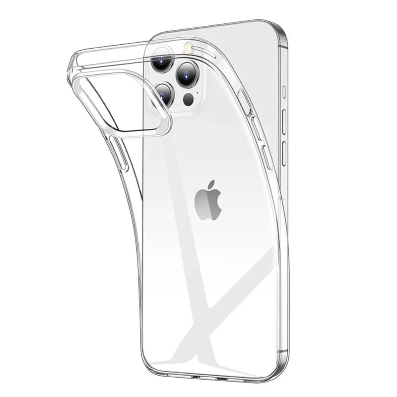 Custodia in silicone TPU morbida ultra sottile di lusso per iPhone 17 16 15 11 12 13 mini 14 Pro Max X XR 7 8 Plus Custodia posteriore trasparente