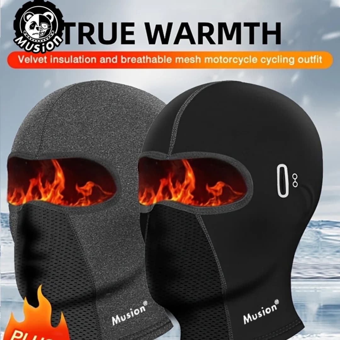 Musion Waist Waist Mask Full Face Eyewear with Elastic Windproof and Sun-resistant Convenient for Men and Women all year round