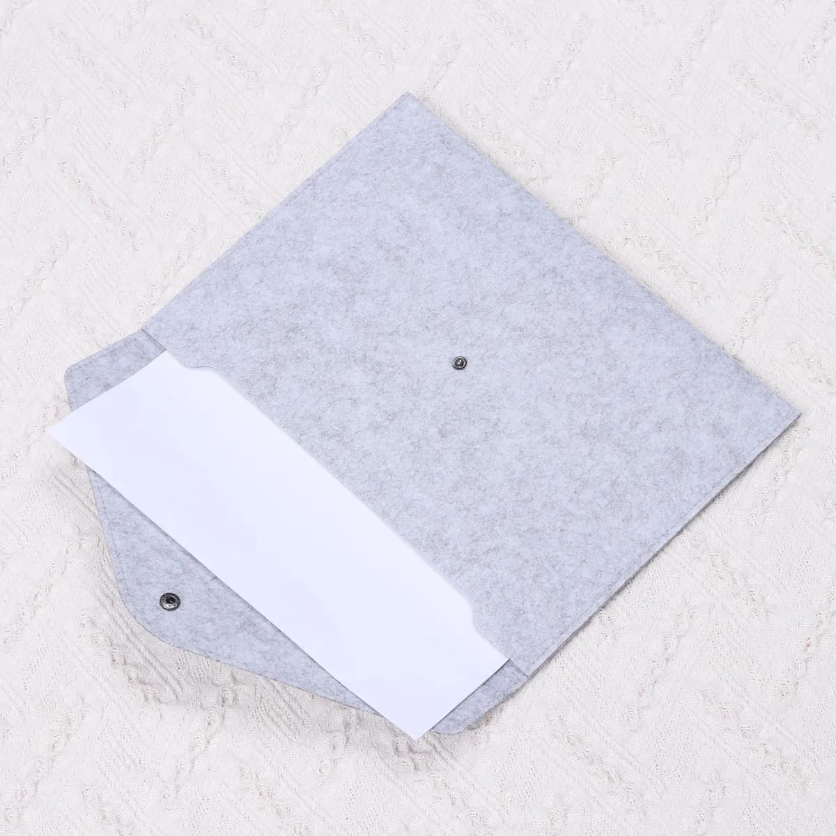 4 cartelle portadocumenti A4 in feltro, anti-strappo, portatili, nere, grigio chiaro, rosa, verdi