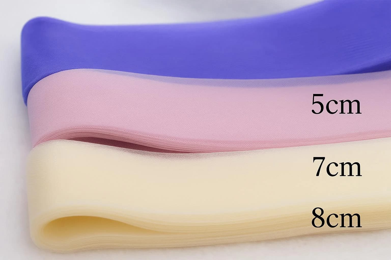 5 Cm 7 Cm 8 Cm 10 Cm Soft Horsehair Polyester Crinoline Mesh Fabric for Dress Horsehair Braid Sewing Accessories