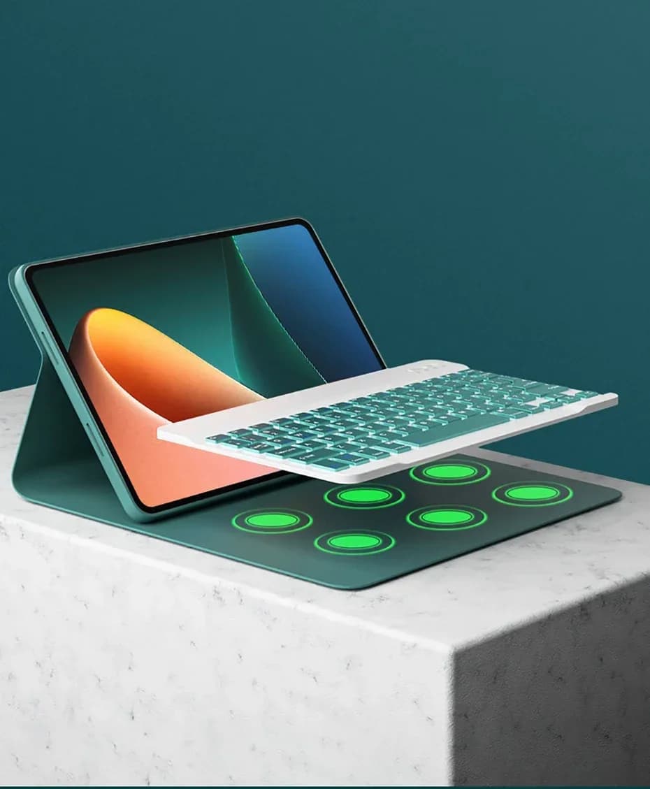 For Xiaomi Mi Pad 5 Case 11 Inch with Wireless Tablets Keyboard LED Backlit Cover for Mipad 5 5 pro 11" Magnetic Mouse Funda