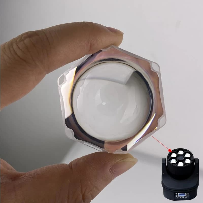 4pcs/lot LED Mini Bee Eye Led Moving Head Light Beam 6x15W Len Spare Part Replacement