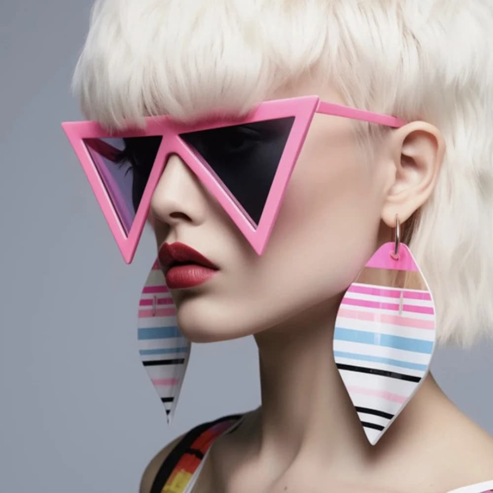 Fashion Y2k Triangle Punk Shades Sunglasses Women's Glasses Big Frame Steampunk Sunglasses Trending Windproof Glasses gafas de so