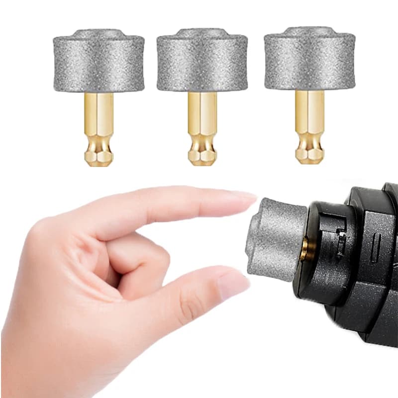 3/5pcs Cani Elettrico Lucidatore Per Unghie Ruota di Ricambio Testa di Rettifica Smerigliatrice Per Unghie Per Animali Domestici Testa Trimmer Clipper Zampe di Animali Domestici Toelettatura