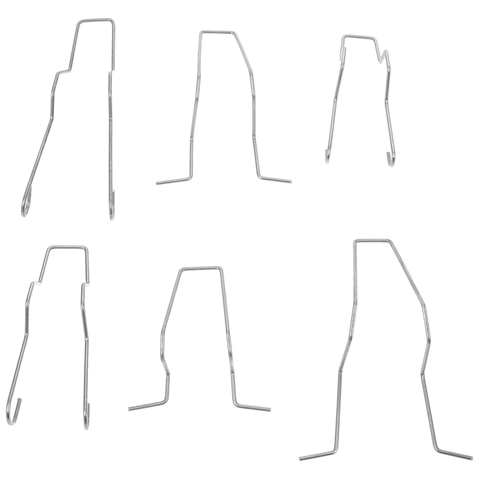 6 Pezzi Clip di Fissaggio Universali per Fari, Supporto Lampadina in Metallo per Auto, Clip a Molla per Fari Abbaglianti e Anabbaglianti, Strumento di Riparazione