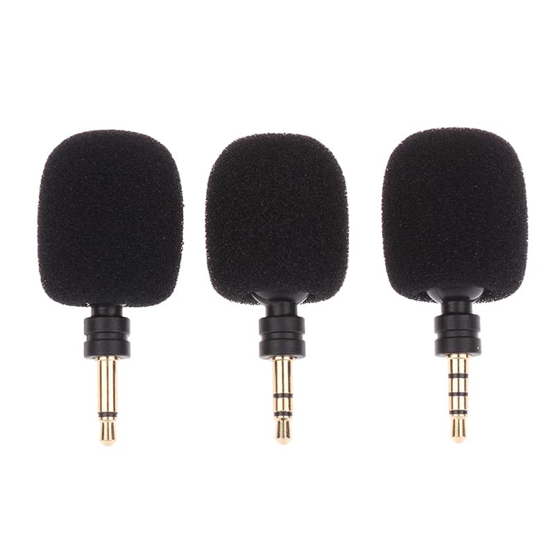 Portable Mini Microphone Mic 3.5MM Aux Mono / Stereo / 4 Pole Metal Capacitance Microphone For Laptop PC Smartphone