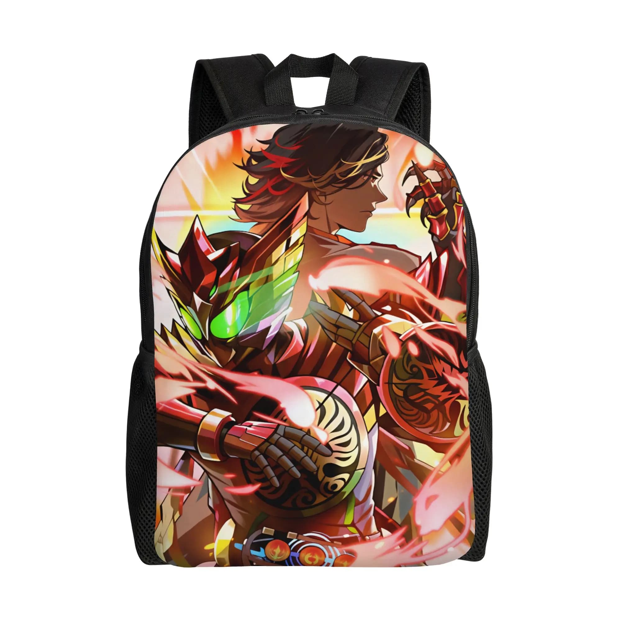 Kamen Riders Backpack Male Polyester Camping Backpacks Large Funny High School Bags Rucksack