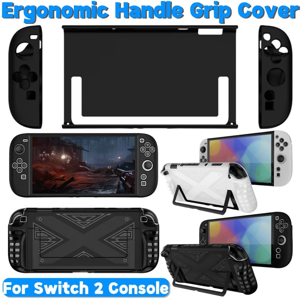 Per Switch 2 Custodia protettiva in TPU Custodia protettiva antigraffio Custodia protettiva in TPU per accessori portatili per console Switch 2