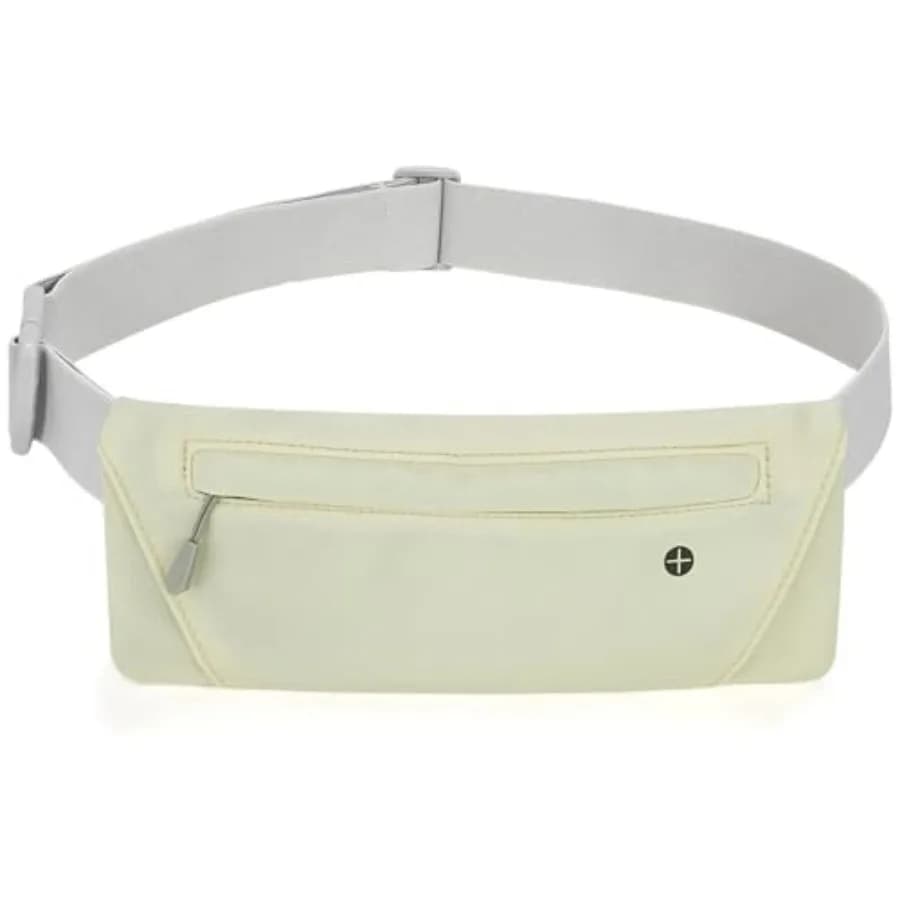 WHIPPY Slim Running Belt Fanny Pack for Women Men Elastic Runners Belt Waist Pouch Chest Bag Phone Holder Waist Pack for Runnin
