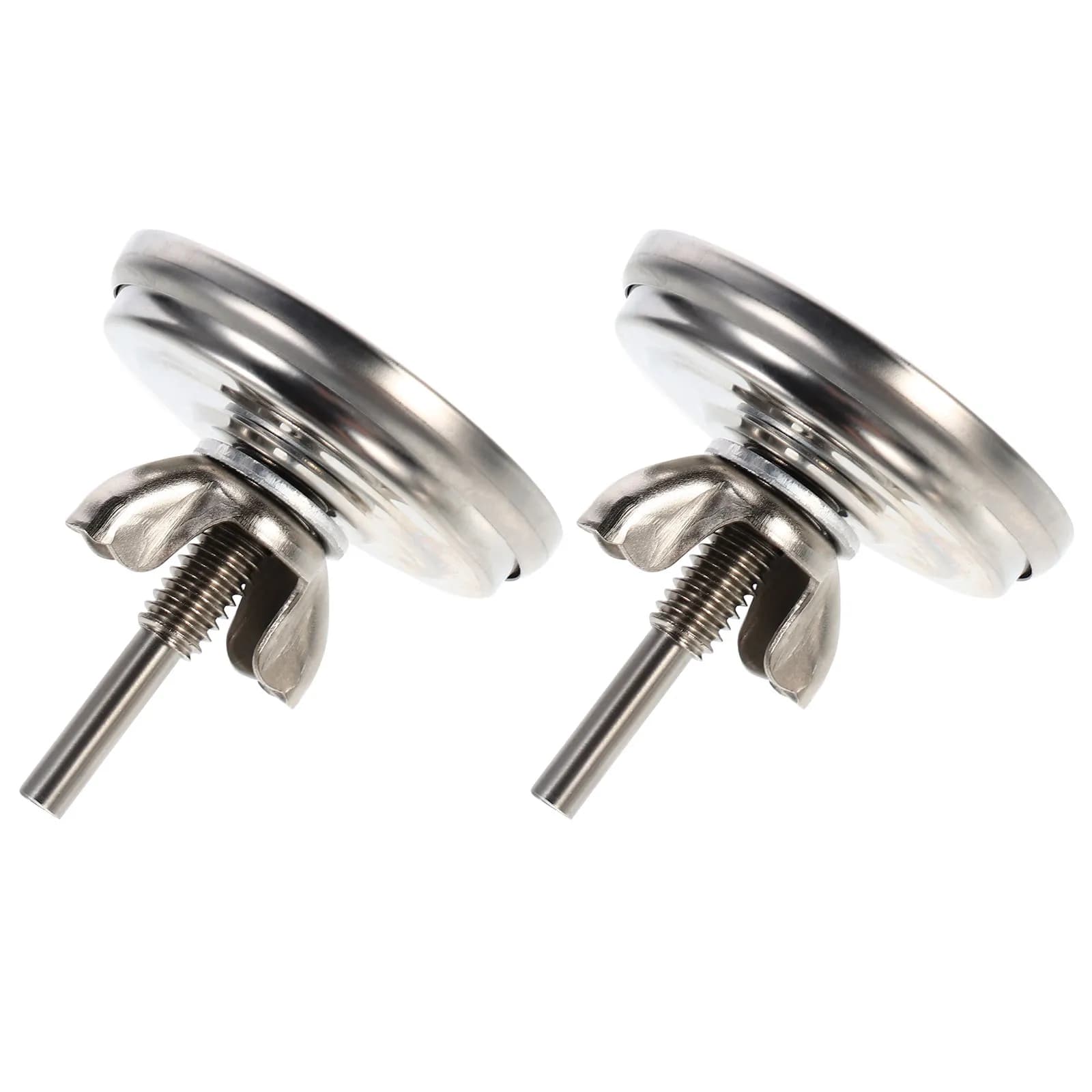 2Pcs Oven Thermometer Large Display Stainless Steel Food Thermometer for Grilling Ovens Barbecue Thermometers