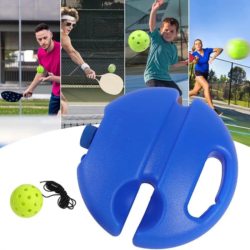 Tennis Training Aids Base With Elastic Rope Ball Practice Self-Duty Rebound Tennis Trainer Partner Sparring Device