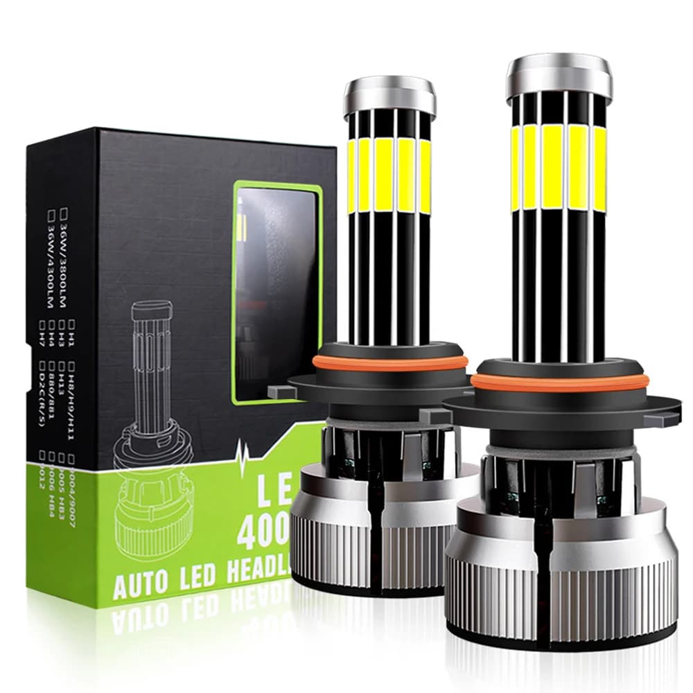H7 LED Mini Canbus H4 H1 HB3 HB4 9012 Turbo Bi 360 Lente del proiettore Luce H11 9005 Faro per auto Lampadina Auto Fendinebbia di ghiaccio 6000K 12V